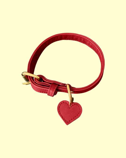 Collar in [ red velvet ]